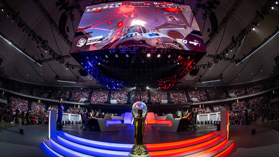 2019年『Overwatch』ワールドカップが行われた、Blizzcon内の会場