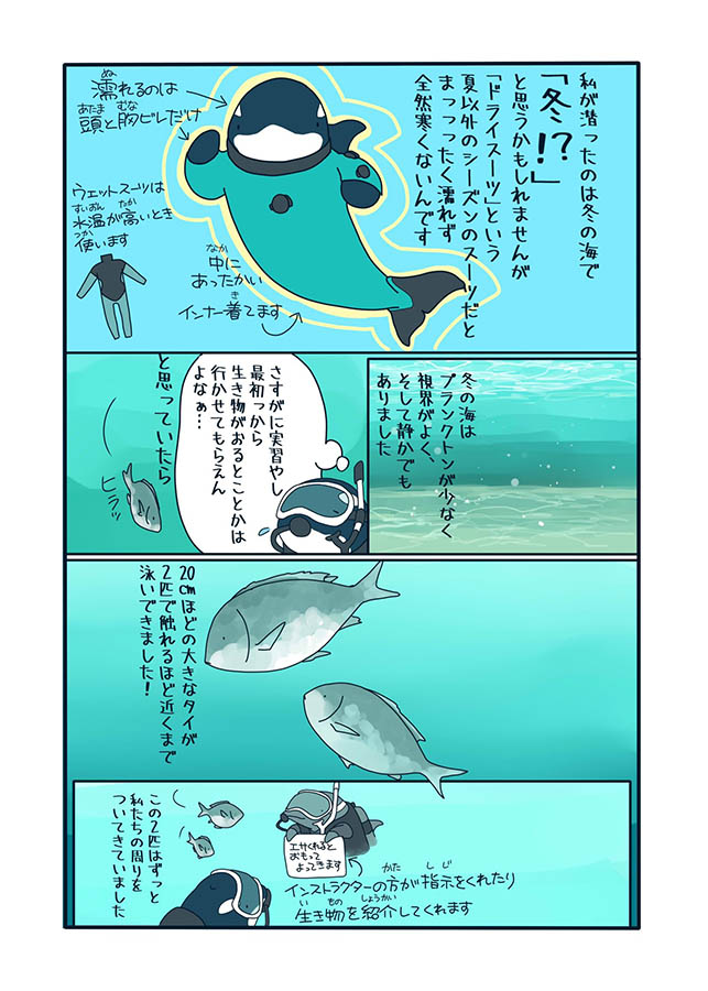 漫画 やる前から諦める人生なんて損 一念発起してダイビングに挑戦した体験記 マグミクス