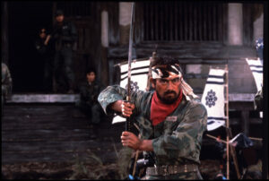 映画『戦国自衛隊』で、千葉真一演じる伊庭陸尉の場面　（C)KADOKAWA 1979