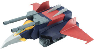 テキサス・コロニー近くの戦闘で、セイラはGファイターで出動し、MSの援護なしでジオン艦隊を圧倒した。画像は「ROBOT魂 機動戦士ガンダム [SIDE MS] Gファイター ver. A.N.I.M.E.塗装済み可動フィギュア」（BANDAI SPIRITS）