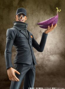悪魔の実を持って笑顔のカク。画像は「エクセレントモデルLIMITED Portrait.Of.Piratesワンピース“LIMITED EDITION” カク」(バンダイ)
