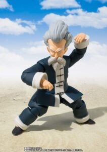 いろんな技を繰り出したジャッキー・チュン(亀仙人の変装姿)。「S.H.Figuarts ジャッキー・チュン」(バンダイ)