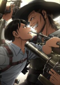 迫力に満ちたリヴァイとケニーのビジュアル『進撃の巨人』Season3　(C)諫山創・講談社／「進撃の巨人」製作委員会