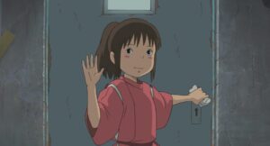 主人公・千尋が映った場面写真　(C) 2001 Studio Ghibli・NDDTM