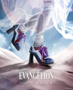 「EVANGELION ICONIQUE HEEL SNEAKERS　― エヴァンゲリオン アイコニック ヒールスニーカー ―」碇シンジ　(C)khara