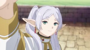 TVアニメ『葬送のフリーレン』最終回のカット (C)山田鐘人・アベツカサ/小学館/「葬送のフリーレン」製作委員会