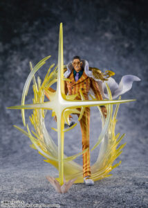 黄猿を立体化した「フィギュアーツZERO［EXTRA BATTLE］ “三大将”ボルサリーノ-黄猿-」（BANDAI SPIRITS）　(C)尾田栄一郎／集英社・フジテレビ・東映アニメーション