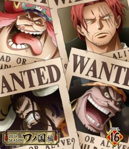 カイドウとビッグ・マム含む四皇が描かれた『ONE PIECE ワンピース 20THシーズン ワノ国編 piece.16』DVD（エイベックス・ピクチャーズ）　(C)尾田栄一郎／集英社・フジテレビ・東映アニメーション