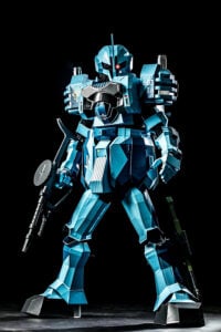 『機動戦士ガンダム』シリーズの「ヅダ」に扮する「くろぼうし」さん（X：@zgokzogok）／画像提供：「くろぼうし」さん