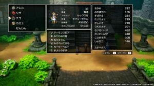 HD-2D版『ドラゴンクエストIII そして伝説へ…』では「ルックスB」限定の性格「セクシーギャル」。「ガーターベルト」を装備すれば性格を変更できる。