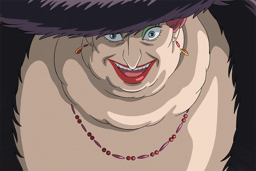 魔法使いハウルと火の悪魔 荒れ地の魔女 GIF - Witch Howls Moving