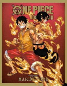 ルフィとエース。画像は『ONE PIECE Eternal Log “MARINE FORD”』（エイベックス・ピクチャーズ）　(C)尾田栄一郎/集英社・フジテレビ・東映アニメーション