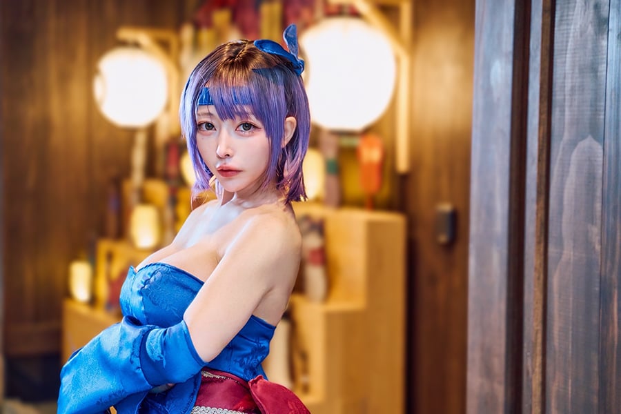 コスプレ】『DOA』くノ一「あやね」の魅惑コスチューム！ 完璧な