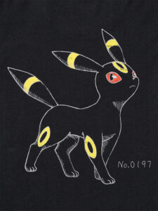 男女兼用サイズ「ポケモン UT」09 BLACK　(C)2025 Pokemon.　(C)1995-2025 Nintendo/Creatures Inc./GAME FREAK inc.