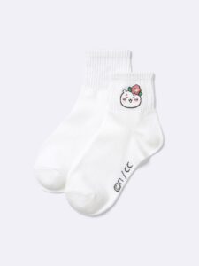 ちいかわ×GUコラボ商品「ソックス CHIIKAWA」。オンラインストアでは発売当日に売り切れに。