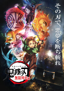 アニメ『鬼滅の刃 無限列車編』キービジュアル　(C)吾峠呼世晴／集英社・アニプレックス・ufotable