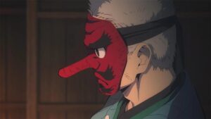 TVアニメ『鬼滅の刃』場面カットより鱗滝左近次 (C)吾峠呼世晴/集英社・アニプレックス・ufotable