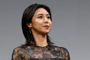 NHK連続テレビ小説『あんぱん』で「柳井登美子」役を演じる松嶋菜々子さん。（2020年1月、時事通信フォト）