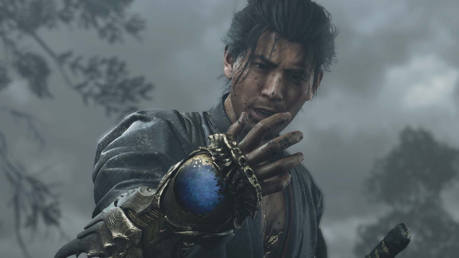 武蔵が装着した「鬼の篭手」は、倒した相手の魂を吸収してさまざまな力を発揮する。※公式のスチール素材より。