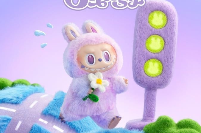 (新品未開封)万博限定　ラブブ　ミャクミャク　フィギュア ラブブ×ミャクミャク」の限定フィギュアが大阪・関西万博内で
