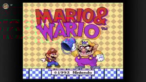 「スーパーファミコン Nintendo Classics」版『マリオとワリオ』 (C)1993 Nintendo