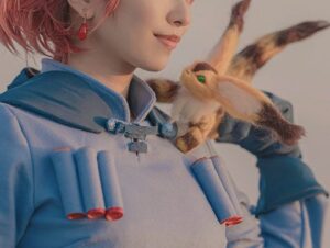 ナウシカに扮する「いしこ」さん（X：@222potechi1）／撮影：「あきら」さん（X：@hakutaku091）/画像提供：「いしこ」さん