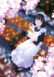 TVアニメ『メイドさんは食べるだけ』ティザービジュアル　(C)前屋進・講談社／食べるだけを見てるだけの製作委員会