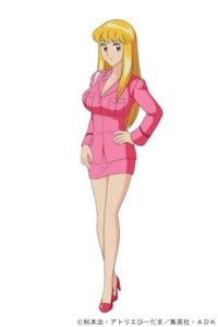 「秋本・カトリーヌ・麗子」。画像は『ビビッドアーミー』×『こちら葛飾区亀有公園前派出所』コラボより　（C）秋本治・アトリエびーだま／集英社・ADK（C）CTW, INC. All rights reserved.