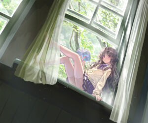 本編キーパーソンのひとり「森野苺」。画像はキャラクター原案の羽音たらく氏による、新作OVA描きおろしジャケットイラスト　(C)Please!／バンダイビジュアル