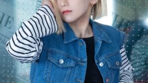 『ドラゴンボール』人造人間18号に扮する「あべ☆きそら」さん（X：@pekopikozaemon）、撮影：「まさいち」さん（X：@myte3184）／写真提供：「あべ☆きそら」さん