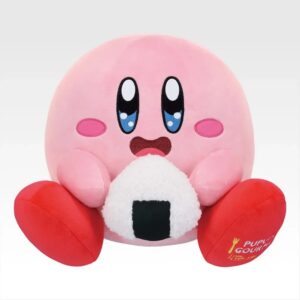 「一番くじ 星のカービィ　PUPUPU GOURMET」A賞の、サイズ約25cmの「はらぺこ☆カービィぬいぐるみ」（BANDAI SPIRITS） (C)Nintendo / HAL Laboratory, Inc.