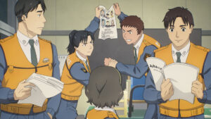 5月に公開を控える『機動警察パトレイバー EZY』より。主人公の「久我十和」（左からふたり目）はじめ第二小隊の面々　(C)HEADGEAR / 機動警察パトレイバーEZY製作委員会