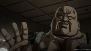 KINGの幹部「ハート」。演じた茶風林さんも好きなキャラに「ハート様」をあげている　(C)武論尊・原哲夫／コアミックス, 「北斗の拳」製作委員会