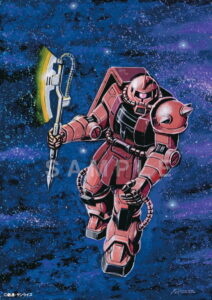 大河原邦男さん描き下ろしによる「ガンダムシリーズ45周年記念 オリジナルサウンドトラックコレクション」ジャッケット（SUNRISE Music Label／Bandai Namco Music Live）