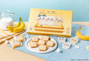 2026年3月発売された最新作「ちいかわクッキーサンド」、18枚入りはオリジナルステッカーつき　(C)nagano／chiikawa committee