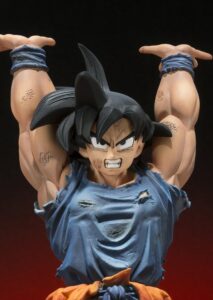 元気玉を放つ直前の悟空を立体化した「フィギュアーツZERO 孫悟空-元気玉-」(TAMASHII NATIONS)　(C)バードスタジオ／集英社・フジテレビ・東映アニメーション