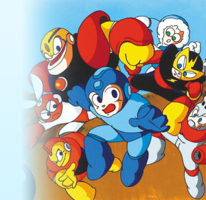 ファミリーコンピュータで第1作目が登場した『ロックマン』のビジュアル
