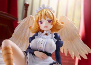 1/7スケールフィギュア　異種族レビュアーズ「メイドリー」の下部分を隠した画像　(C)天原・masha／株式会社KADOKAWA／異種族レビュアーズ製作委員会