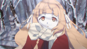 TVアニメ『春夏秋冬代行者 春の舞』で、秋の代行者の救出に立ち上がることになる、春の代行者「花葉雛菊」　(C)暁佳奈・スオウ／ストレートエッジ・KADOKAWA／春夏秋冬代行社