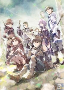 TVアニメ『灰と幻想のグリムガル』キービジュアル　(C)2016 十文字青・オーバーラップ／灰と幻想のグリムガル製作委員会