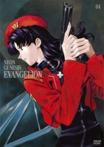 葛城ミサトが表紙の『新世紀エヴァンゲリオン DVD STANDARD EDITION Vol.4』（キングレコード）　(C)khara